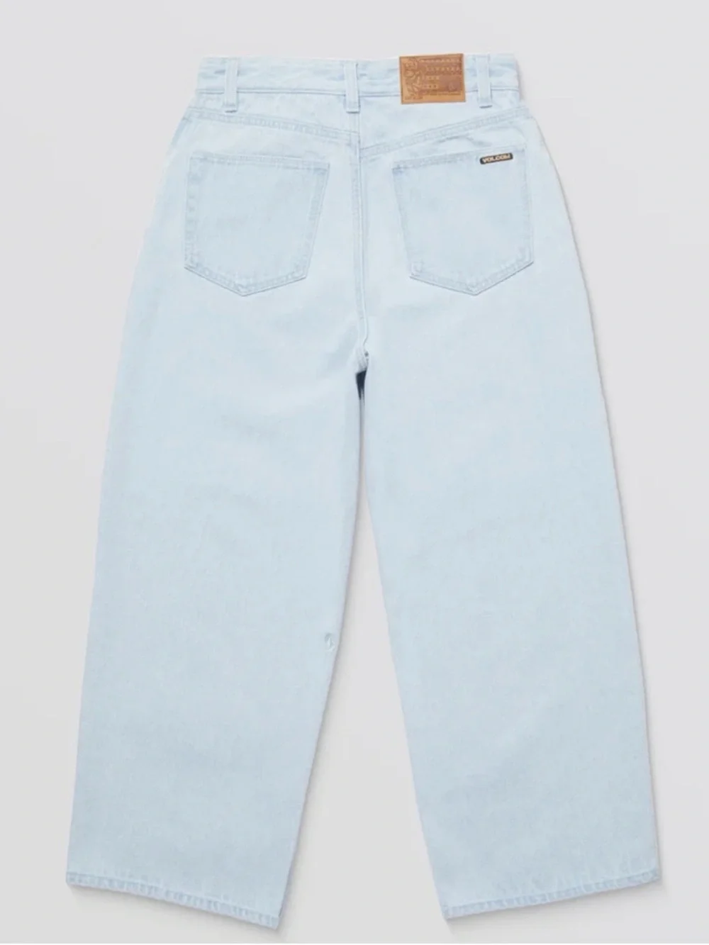 Volcom 14 (27) Jeans Big Boy Youth Chillow in Light Blue Loose Baggy Skater NWT